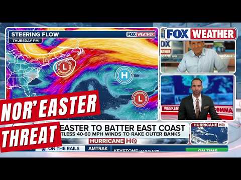 Nor'easter Set To Batter The East Coast With Strong Winds And Coastal Flooding