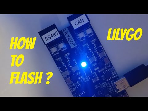 [BORING] Flashing Battery-Emulator onto LilyGo T-CAN485 (WINDOWS)