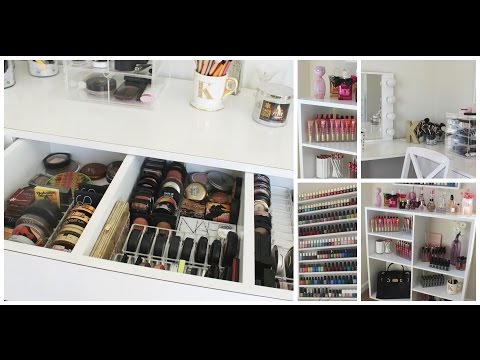 Makeup Collection + Storage | Room Tour- Kathleenlights - UC8v4vz_n2rys6Yxpj8LuOBA