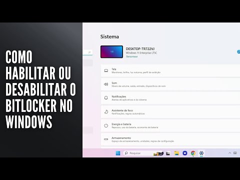 Como Habilitar ou Desabilitar o BitLocker no Windows