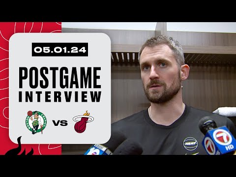 K. Love, N. Jović, H. Highsmith Postgame Interview | Boston Celtics vs Miami HEAT | May 1, 2024