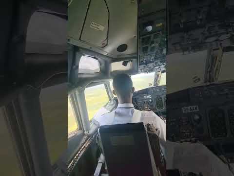 Atterrissage sur Boeing B737 avec Commandant JUNIOR #aviation #fighter