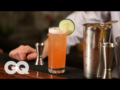 How to make a refreshing white rum cocktail with GQ & the Clover Club’s Tom Macy - UCsEukrAd64fqA7FjwkmZ_Dw