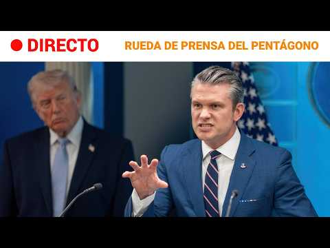 🔴DIRECTO | PETE HEGSETH actualiza sobre la GUERRA desde el PENTÁGONO | RTVE Noticias