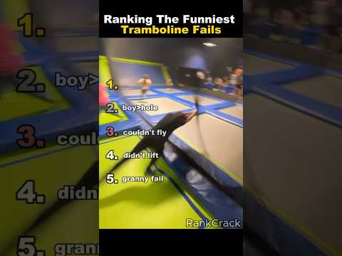 Ranking the funniest tramboline fails