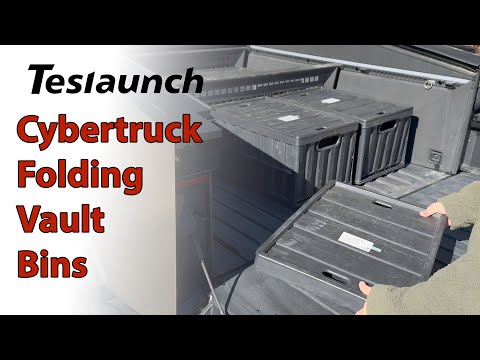 Cybertruck Foldable Vault Cargo Bins