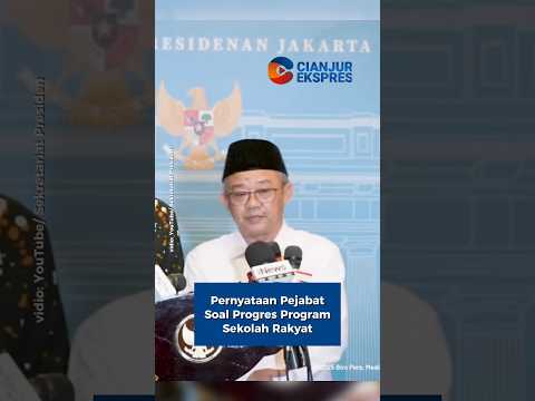 Pernyataan Pejabat Soal Progres Program Sekolah Rakyat #sekolahrakyat #shorts