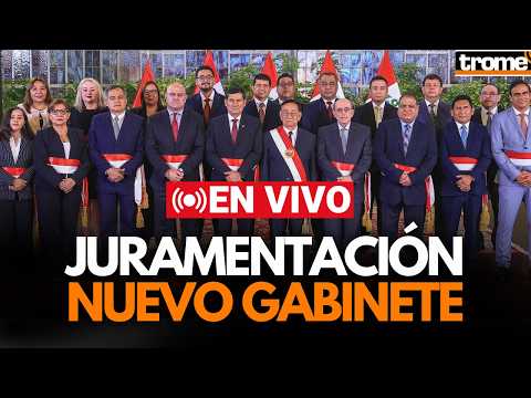 🔴 EN VIVO: JOSÉ BALCAZAR toma juramento a nuevo GABINETE tras salida de MIRALLES | Trome