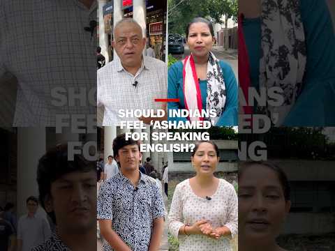 Should Indians feel ‘ashamed’ for speaking English?
