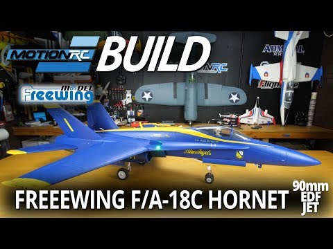 Freewing F/A-18C Hornet 90mm EDF Jet - Build Video - Motion RC - UCubk5oFcnH0G47QJsj22fKw