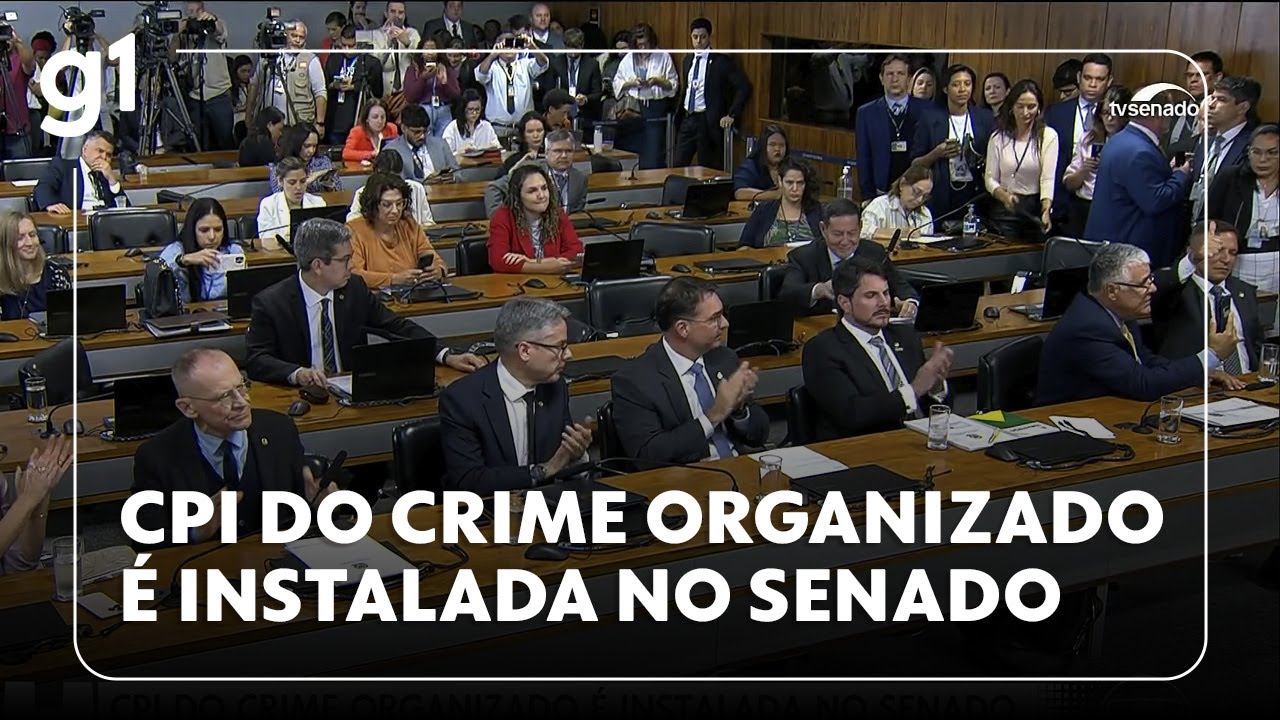 Jornal Hoje Senado instala CPI do Crime Organizado para investigar expansão de milícias e facções TV Online Jornal Hoje Senado instala CPI do Crime Organizado para investigar expansão de milícias e facções