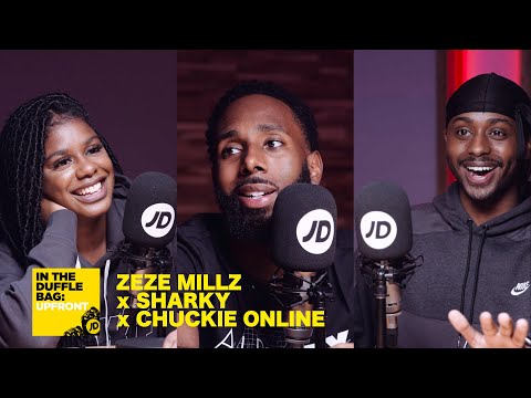 jdsports.co.uk & JD Sports Voucher Code video: ZEZE MILLZ x SHARKY x CHUCKIE ONLINE | JD IN THE DUFFLE BAG: UPFRONT
