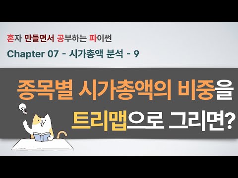 시가총액 분석(9부/완결) - 코스피를 움직이는 핵심 기업들을 한눈에! Plotly 트리맵 시각화