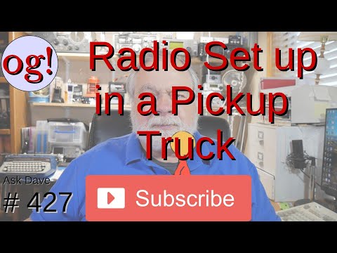 Radio Set up on a Pickup Truck (#427)