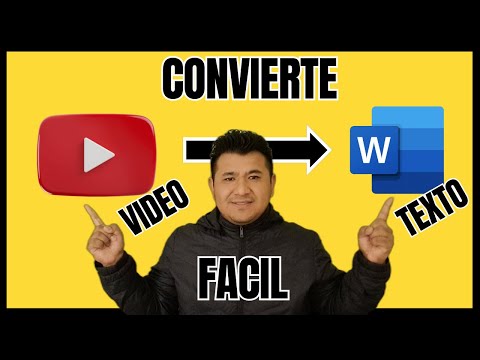 COMO CONVERTIR UN VIDEO DE YOUTUBE EN TEXTO | SIN PROGRAMAS RAPIDO Y FACIL 2025