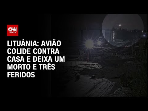 ​Lituânia: avião colide contra casa e deixa um morto e três feridos | LIVE CNN