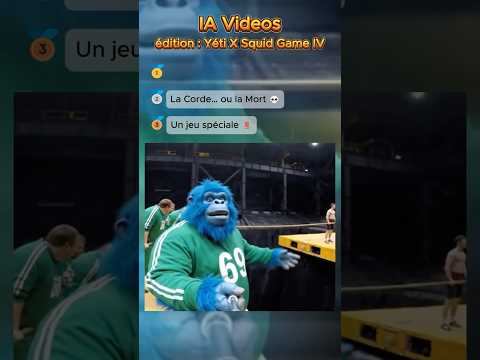 🫣 Suite YÉTI  X Squid Game : FIN CHOQUANTE ?! 😱🔥 #humour #bigfoot #veo3 #drole #squidgame