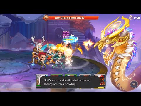 🔥 Destroying the Light Element Head | Epic Boss Fight!