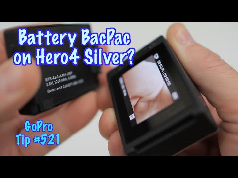 Can GoPro Hero4 Silver Use Battery BacPac? GoPro Tip #521 - UCTs-d2DgyuJVRICivxe2Ktg