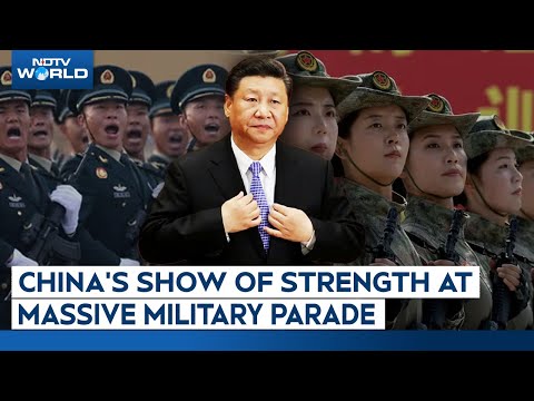 China Victory Parade 2025 | China Showcases Modern Weapons At Massive Military Parade