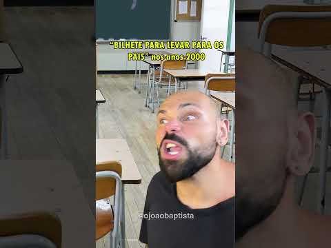 “BILHETE PARA LEVAR PARA OS PAIS” nos anos 2000 #shorts