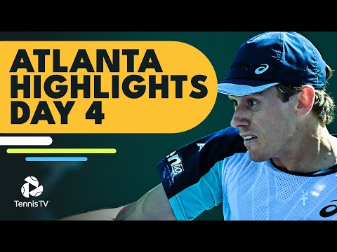 De Minaur Battles Duckworth; Isner, Brooksby Headline | Atlanta 2022 Day 4 Highlights