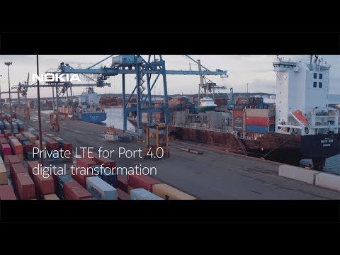 Private LTE for Port 4.0 digital transformation