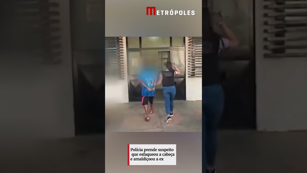 Polícia prende suspeito que esfaqueou a cabeça e amaldiçoou a ex
