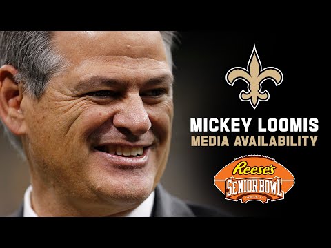 Mickey Loomis 2022 Senior Bowl Interview | New Orleans Saints video clip