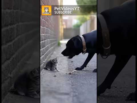 DOG Tries To BULLY Baby Kitten… Then This Happened!! 😭😱