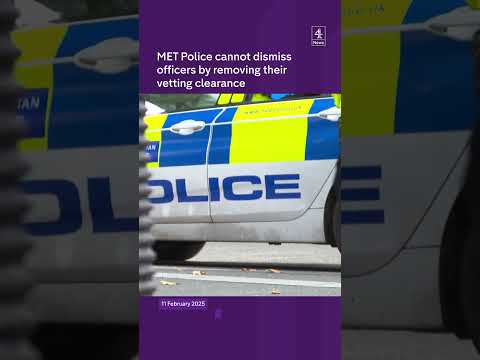 MET Police cannot dismiss officers by removing their vetting clearance