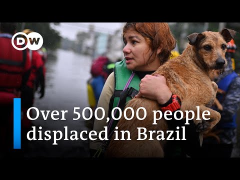 Historic flooding in Brazil – authorities plan 'tent cities' for displaced people | DW News