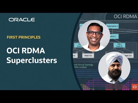 OCI superclusters based on RDMA support thousands of GPUs with Ultra High Performance