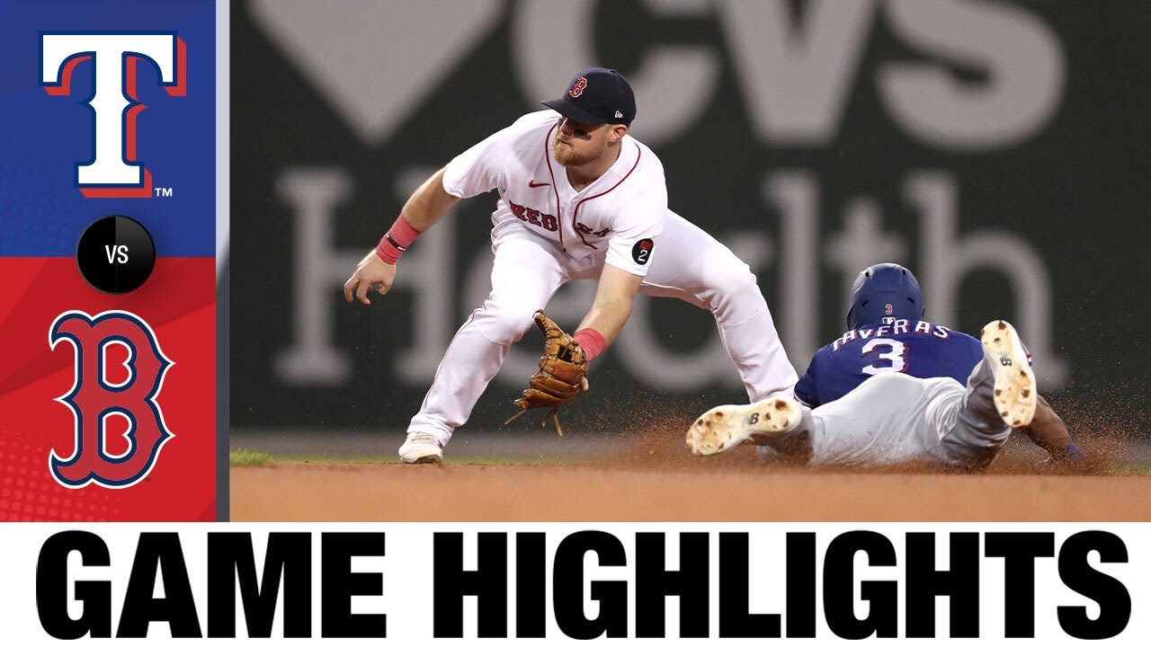 Rangers vs. Red Sox Game Highlights | MLB Highlights