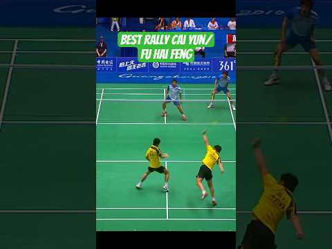 Best Rally Cai Yun/Fu Hai Feng #badminton #bulutangkis