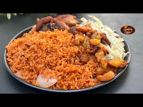 HOW TO COOK AUTHENTIC GHANA JOLLOF RICE LIKE A PRO | SECRET PARTY METHOD STEP BY STEP
