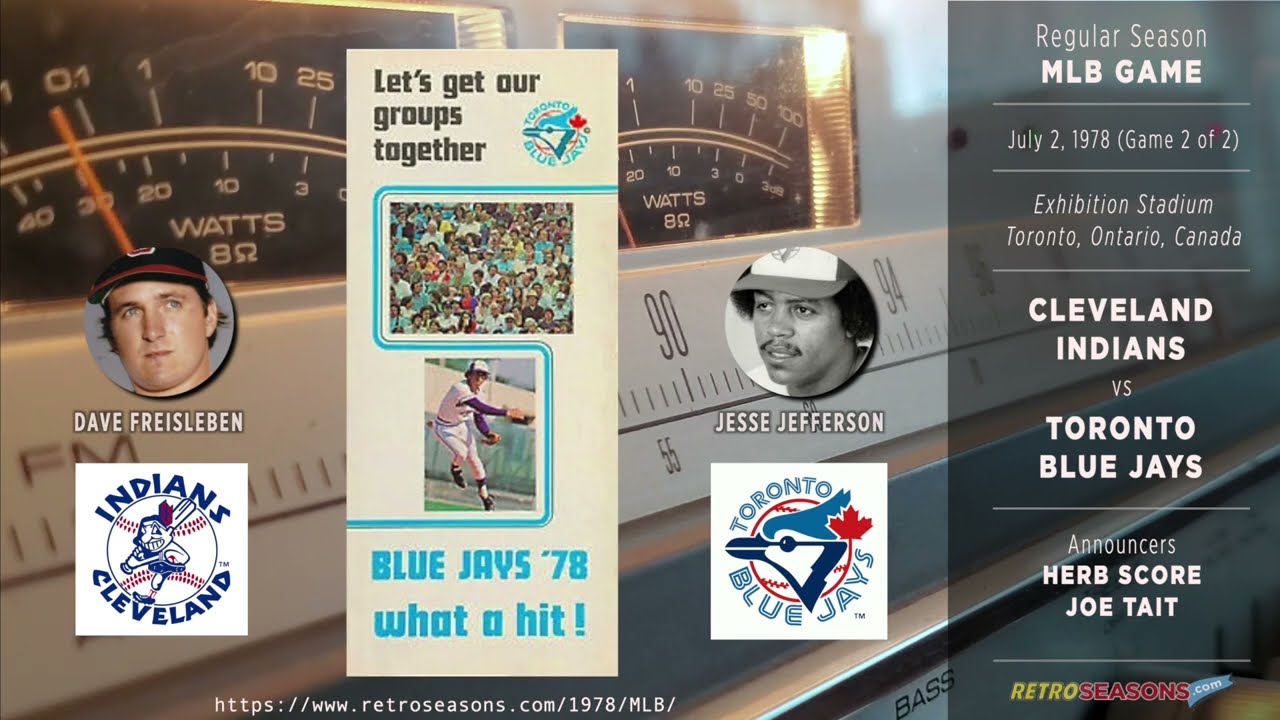 Cleveland Indians vs Toronto Blue Jays - Radio Broadcast video clip