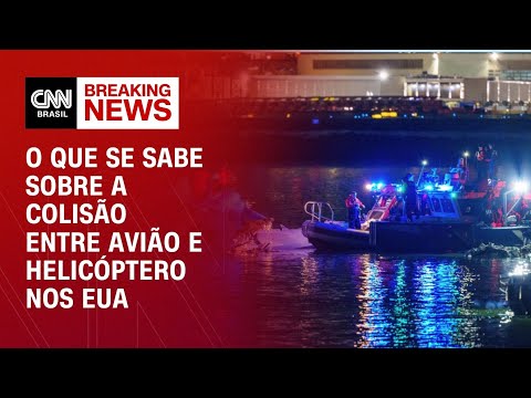 O que se sabe sobre a colisão entre avião e helicóptero nos EUA | CNN NOVO DIA