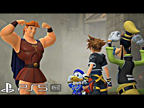 HERCULES All Cutscenes / Game Movie Kingdom Hearts 3 Olympus (PS5 Pro) 4K 60FPS