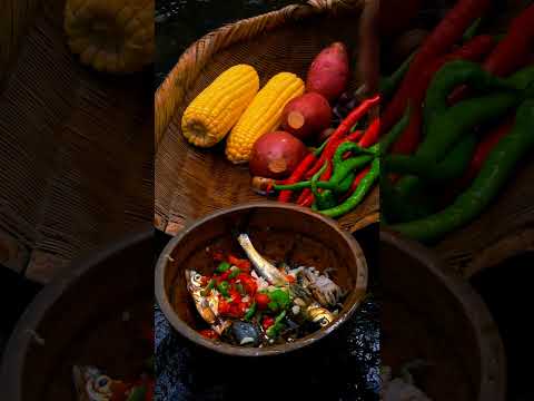 Farm Fresh Feast: Grilled Fish & Mountain Grains Cooked on Slate | Harvest Delicacy 2025 🌾🐟