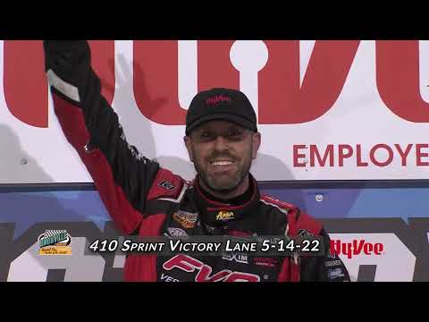 Knoxville Raceway 410 Victory Lane / Brian Brown / May 14, 2022 - dirt track racing video image