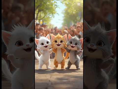 Kitten Dance Baby shark 🦈 #shorts #cat #viral #funny