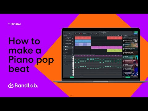 How to make a piano pop beat using BandLab's free web Mix Editor (BandLab Tutorial)