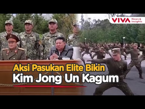 Pasukan Elite Korea Utara Pamer Kekuatan di Depan Kim Jong Un