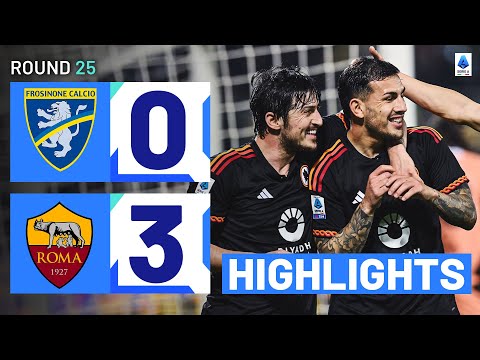 FROSINONE-ROMA 0-3 | HIGHLIGHTS | Huijsen Scores Stunning Strike | Serie A 2023/24