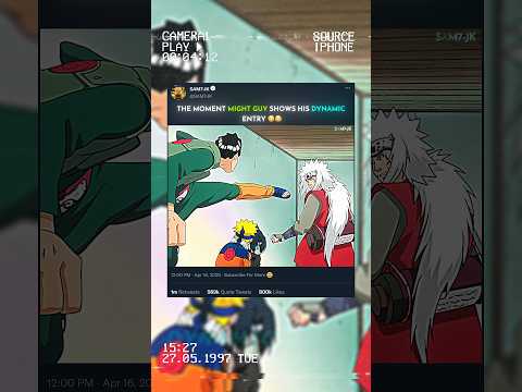 Might Guy Dynamic Entrance 🤯🔥