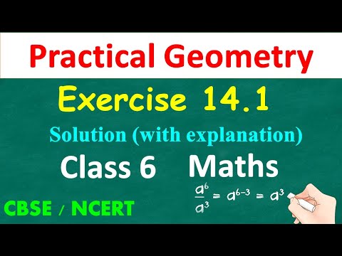 NCERT Exercise 14.1 | Question 1 to 6 | Practical Geometry | Class 6 Maths | Practical Geometry