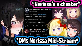 HoloJP's Reaction To Nerissa Suddenly Flirting With All Of Them【Hololi