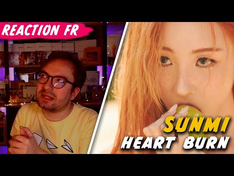 Vidéo LA VEUVE NOIRE!!  " HEART BURN " de SUNMI / KPOP RÉACTION FR