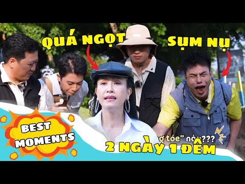 2 NGÀY 1 ĐÊM: Dương Lâm SỤM NỤ vì cà phê pha nước mắm, Kiều Oanh hát cải lương ngọt lụi tim